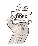 eine Hand hält eine Visitenkarte von KODEX